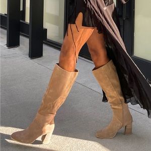 Dolce Vita Fynn Boots in Truffle Suede, size 6, NWT